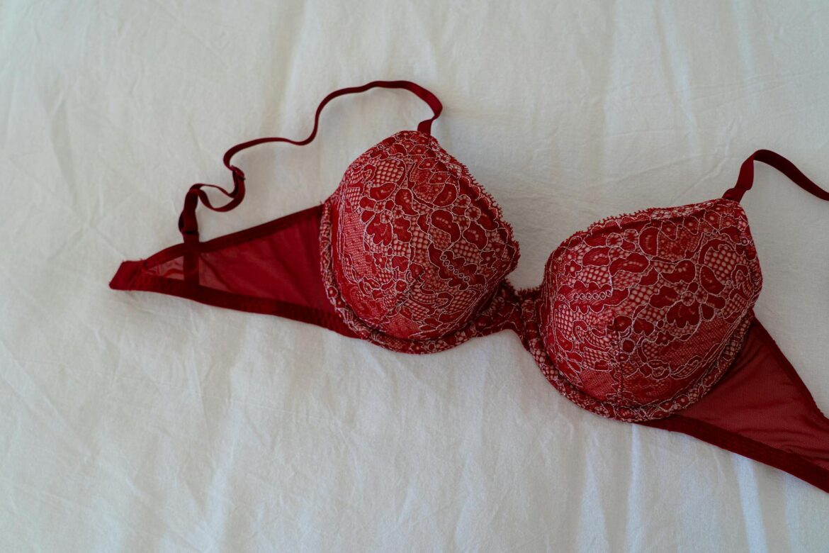 pexels-photo-3682271-1 red brassiere on white textile